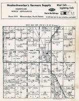 West Bay Township, Benson County 1957